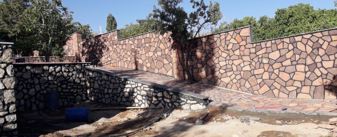 سنگ لاشه ارزان برای دیوار حیاط